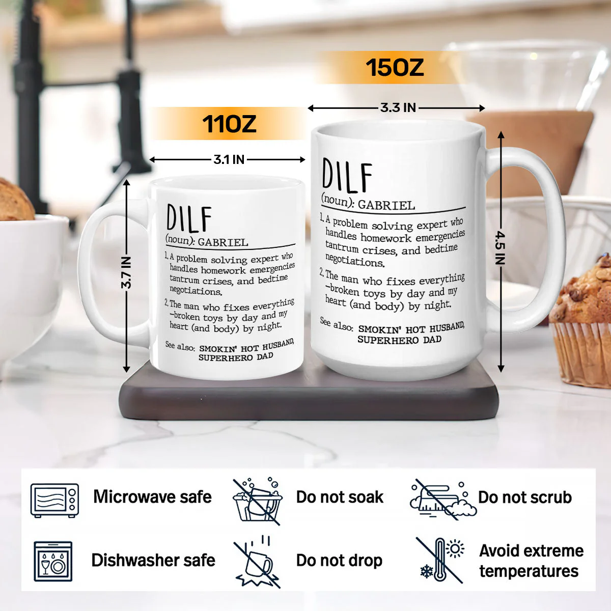 The Man Who Fixes Everything - Personalized Mug - Image 3