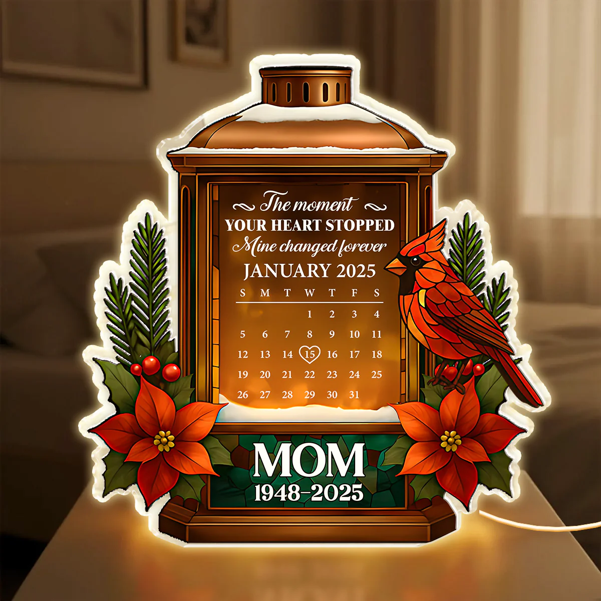 The Moment Your Heart Stopped - Personalized Light Box - Image 5