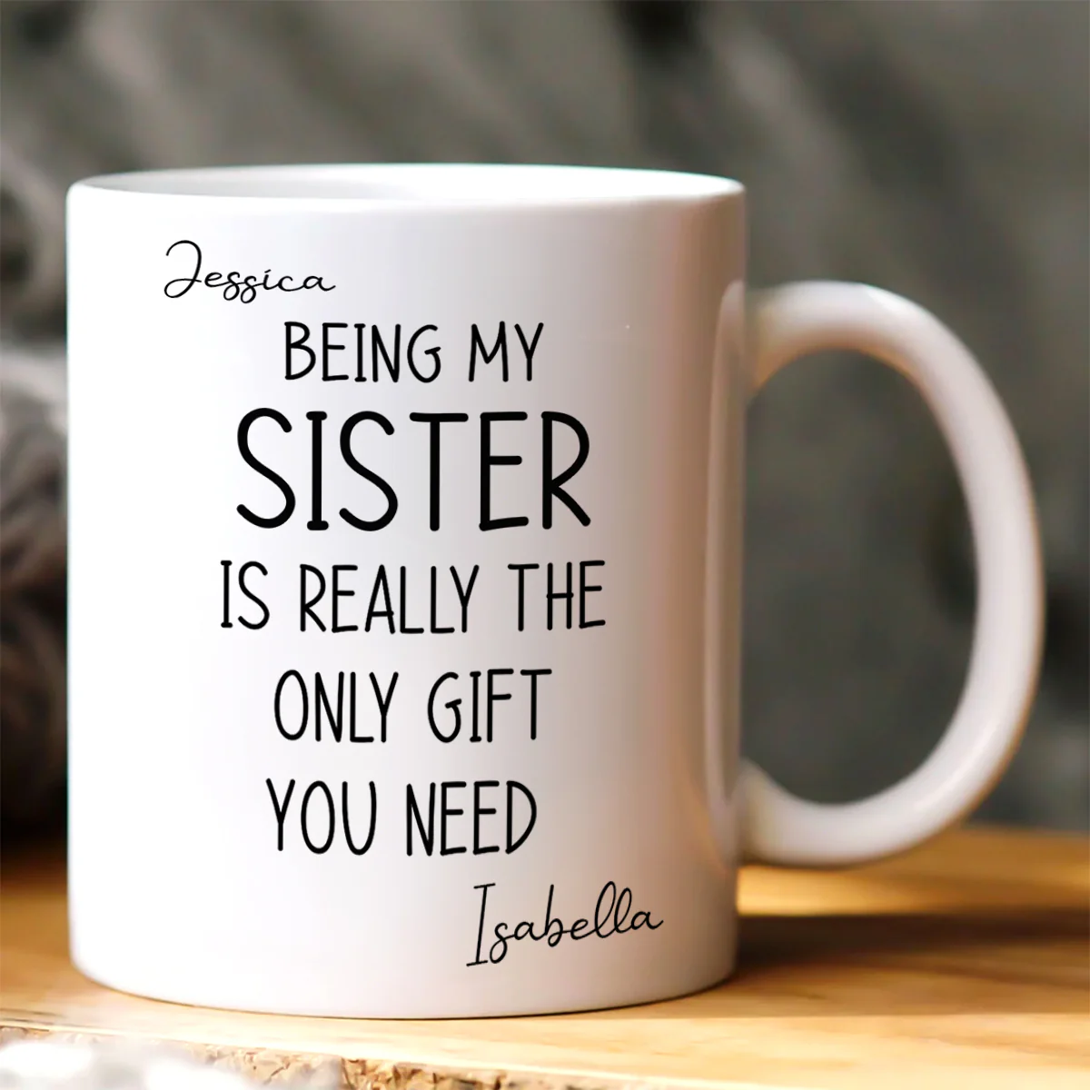The Only Gift You Need - Personalized Ceramic Coffee Mug