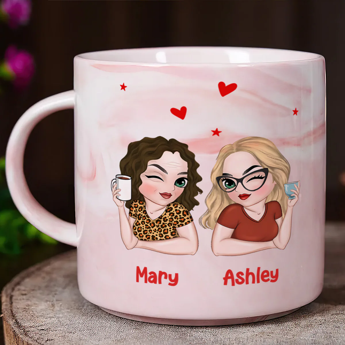 The Only Thing Better Than Being Your Mother-in-law - Personalized Marble Mug - Image 3