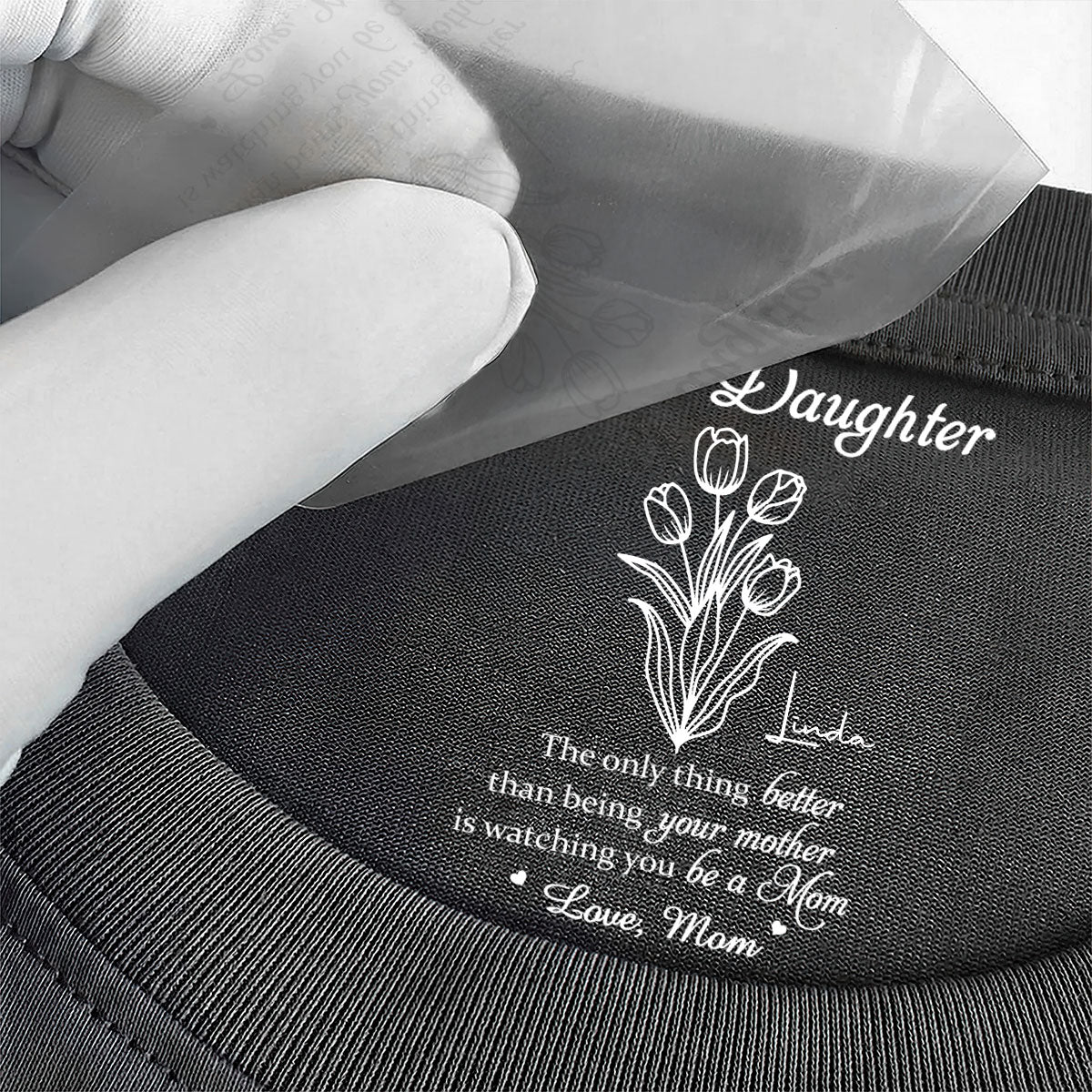 The Only Thing Better Than Being Your Mother - Personalized Shirt With Design Inner Neck - Image 3