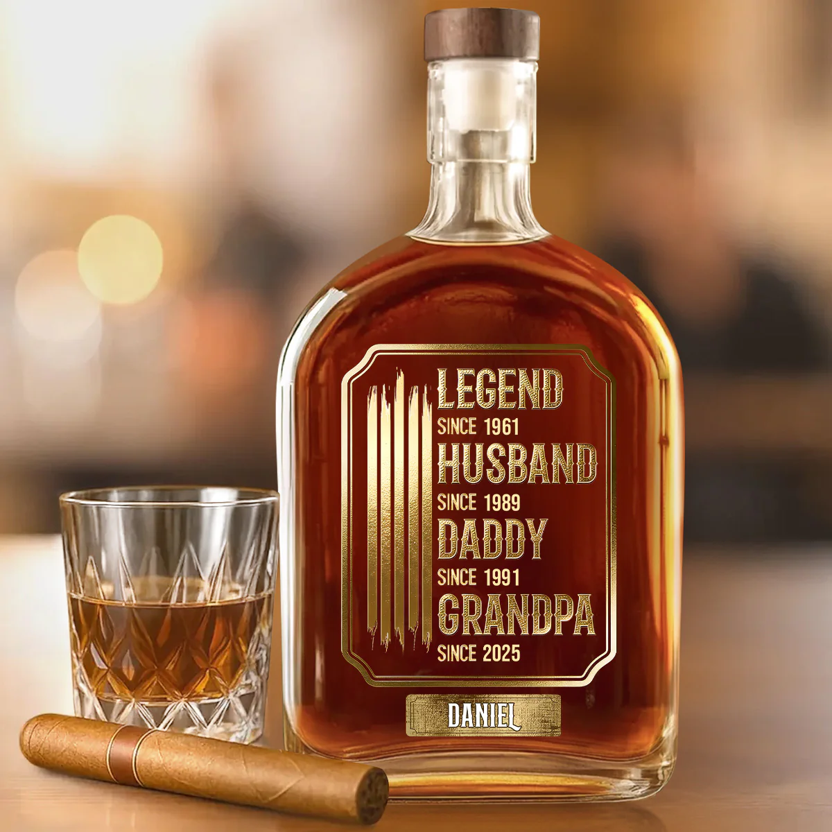 The Original Legend - Personalized Whiskey Bottle - Image 2
