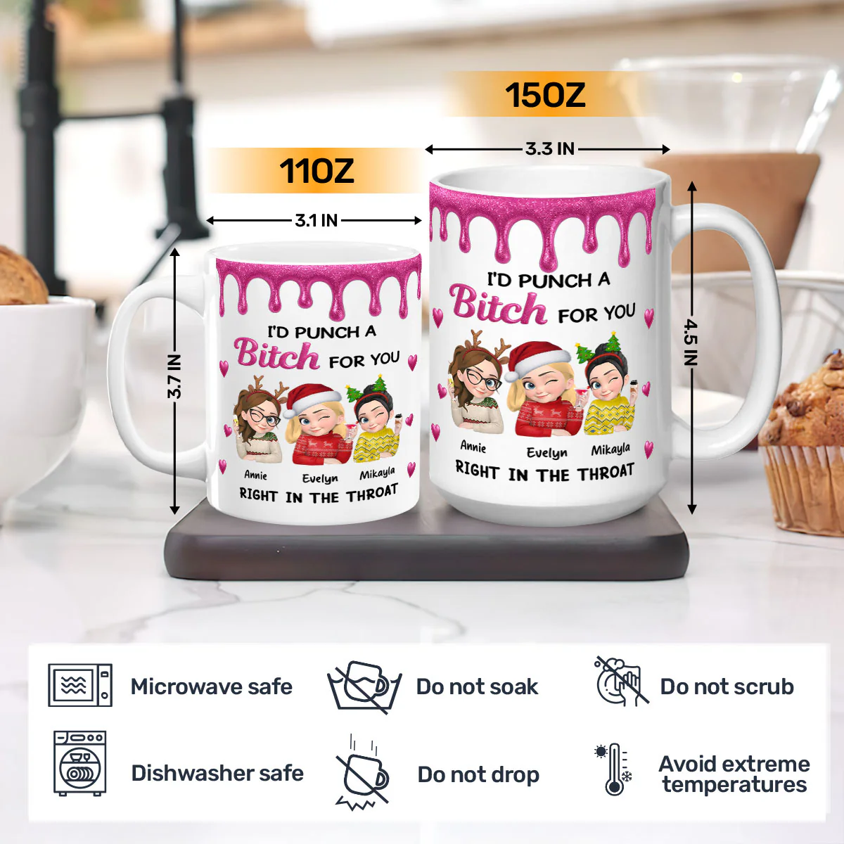 The Thing I Would Do For You - Personalized Ceramic Coffee Mug - Image 3
