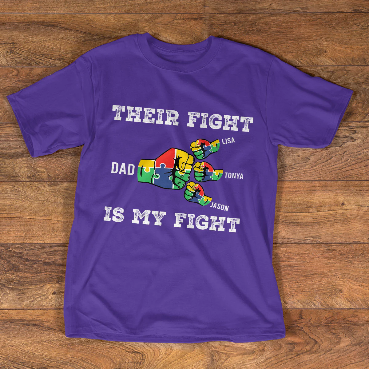 Their Fight Is My Fight  - Personalized 2D Unisex T-shirt - Image 3