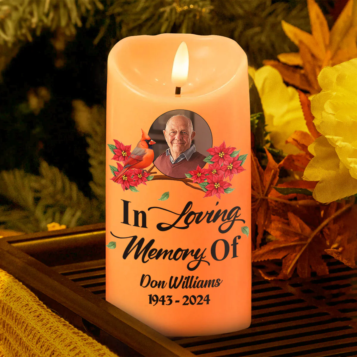There Are Some Who Bring A Light So Great - Personalized Flameless LED Candle - Image 3