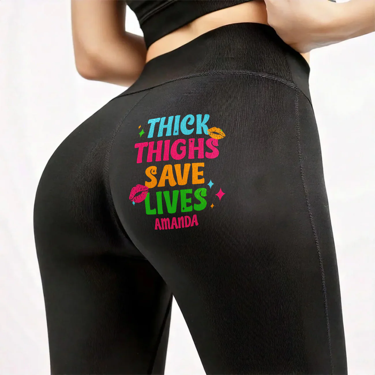 Thick Thighs Save Lives  - Personalized Leggings - Image 5