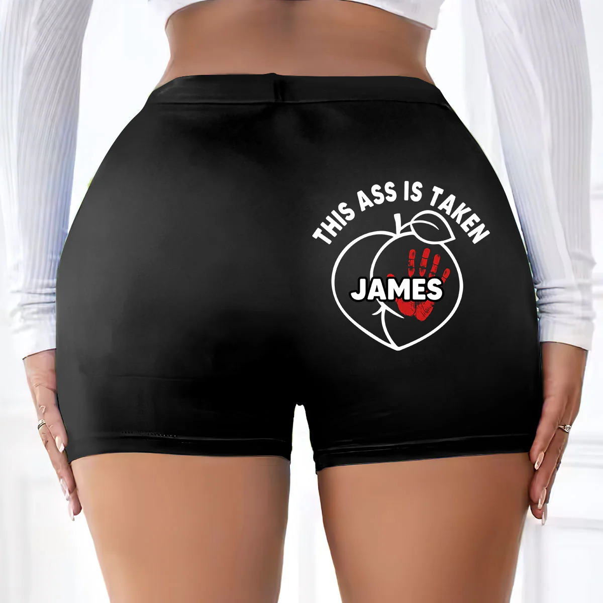 This Ass Is Taken - Personalized Short Leggings