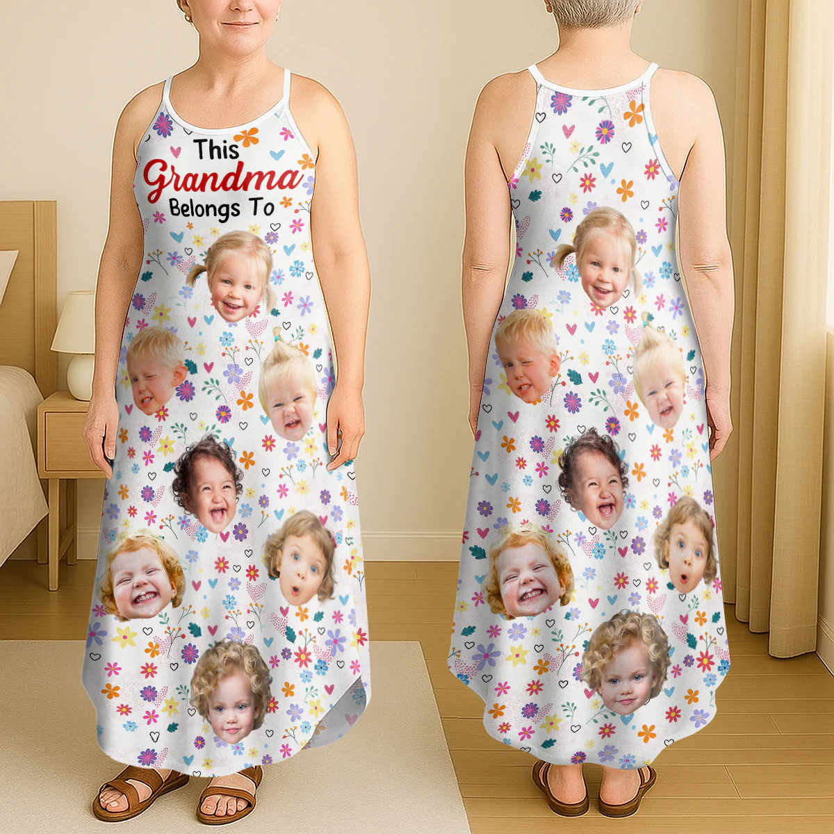 This Grandma Belongs To - Personalized Maxi Dress