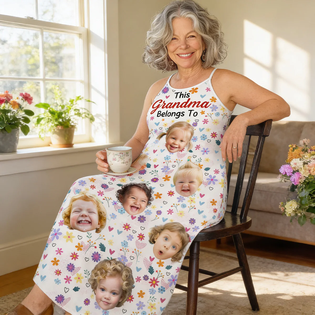 This Grandma Belongs To - Personalized Maxi Dress - Image 3