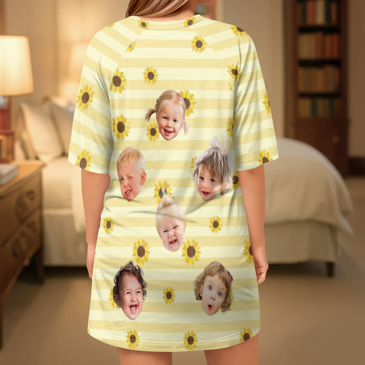 This Grandma Belongs To - Personalized Sleep Tee - Image 5