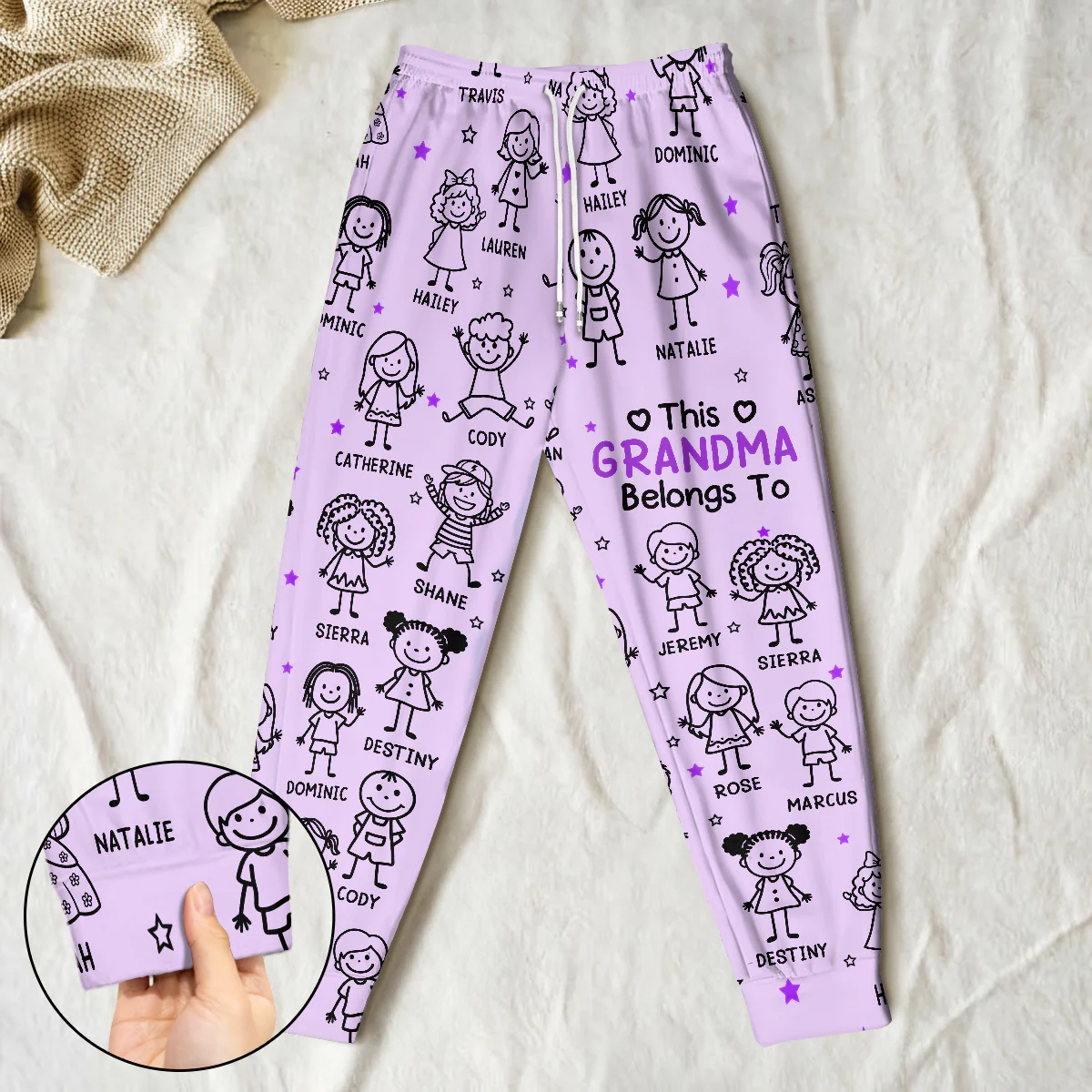 This Grandma Belongs To - Personalized Sweatpants