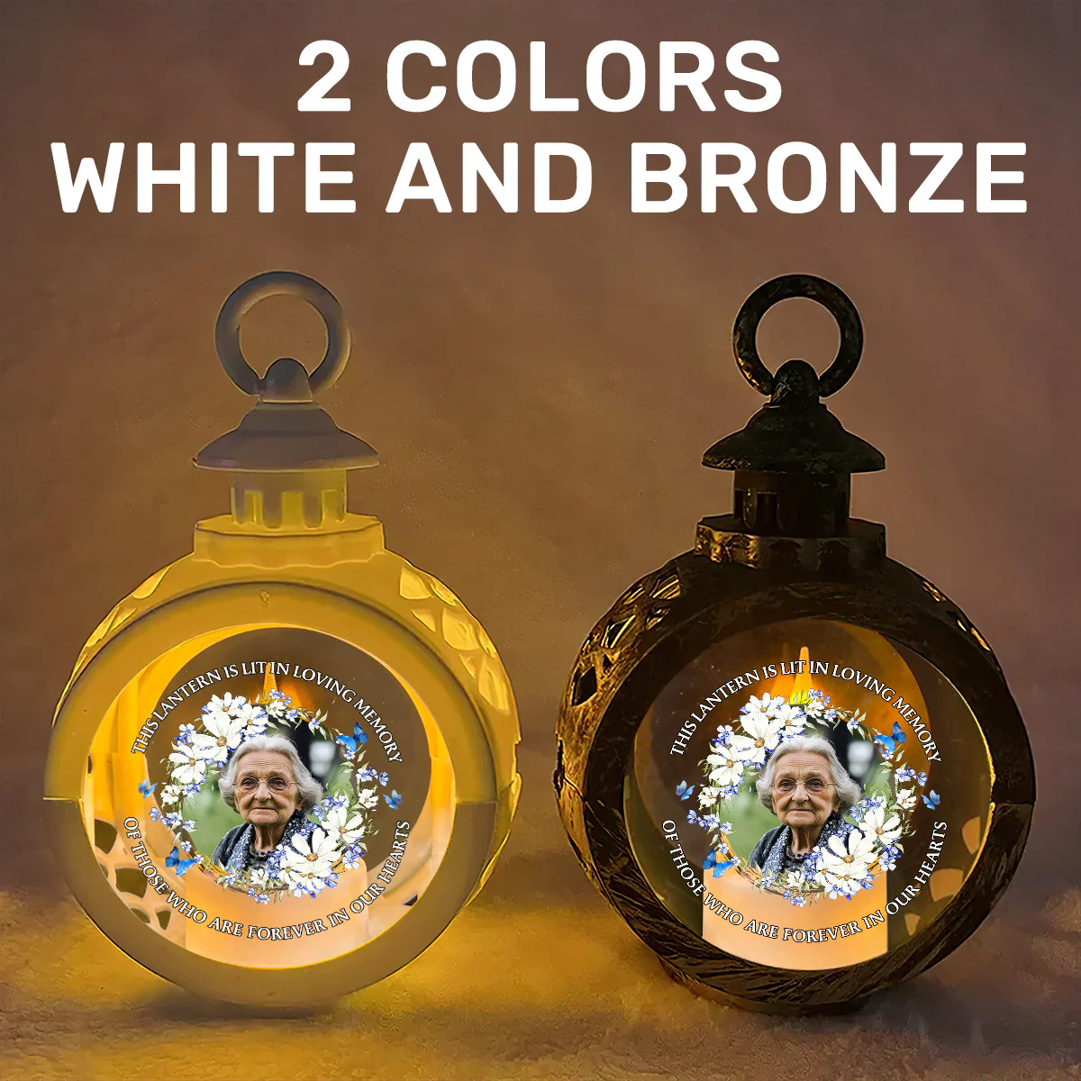 This Lantern Is Lit In Loving Memory - Personalized Lantern Night Light - Image 6