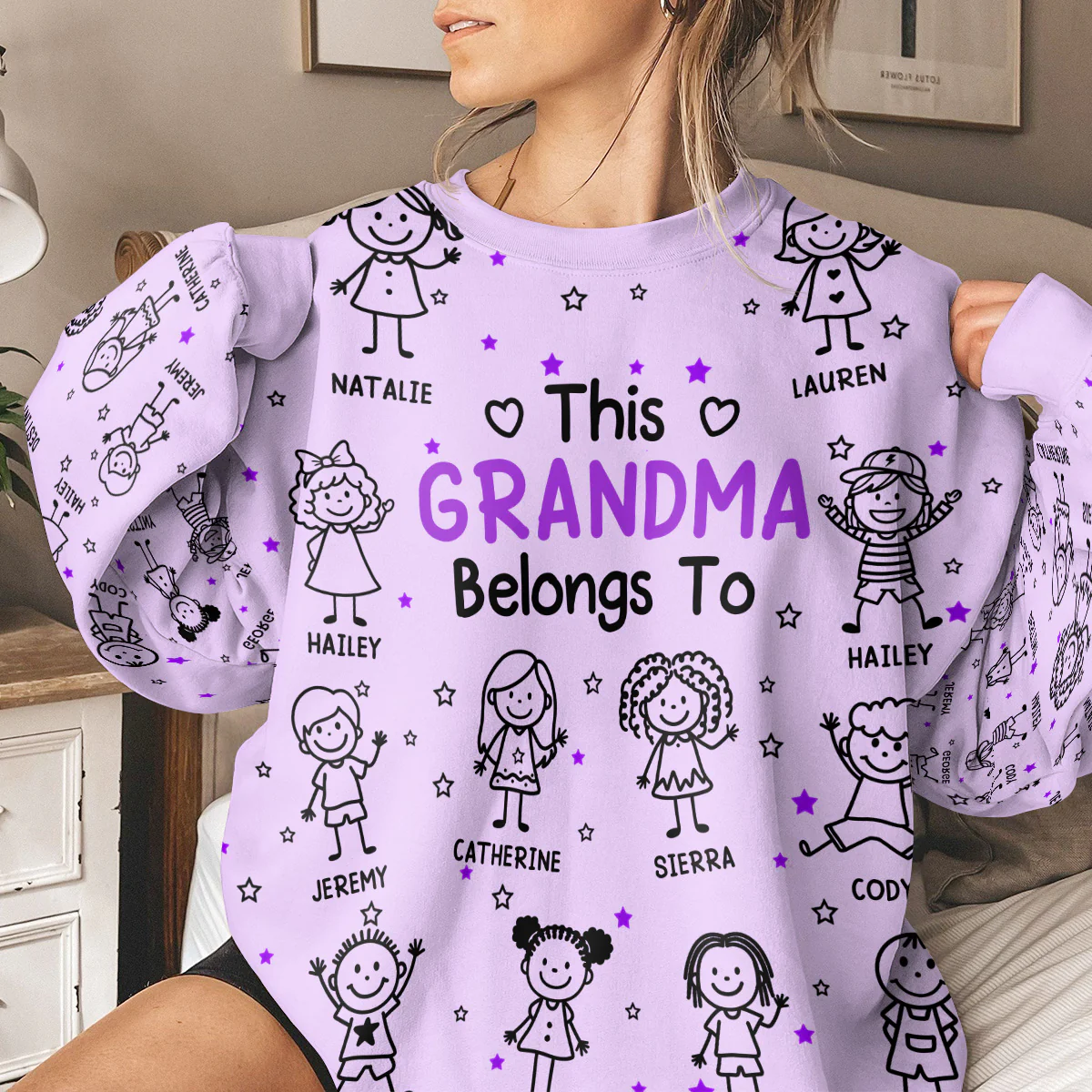 This Mommy Belongs To - Personalized 3D Sweatshirt