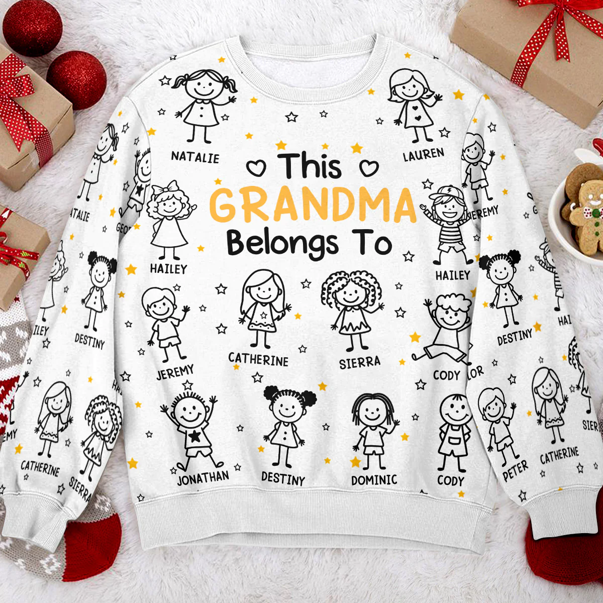 This Mommy Belongs To - Personalized 3D Sweatshirt - Image 6
