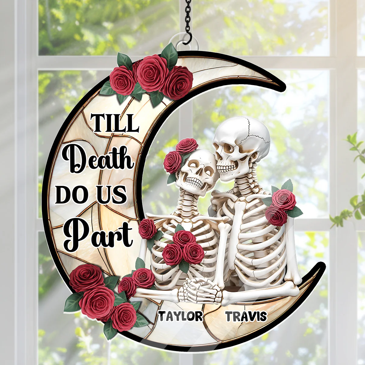 Till Death Do Us Part 2 - Personalized Acrylic Suncatcher