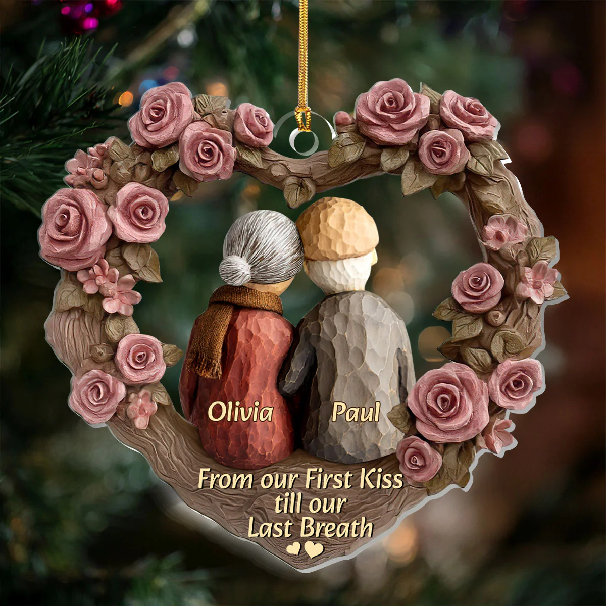 Till My Last Breath - Personalized 1-Layer Acrylic Ornament - Image 2