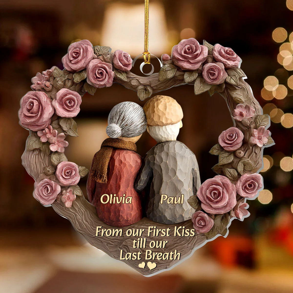 Till My Last Breath - Personalized 1-Layer Acrylic Ornament - Image 3