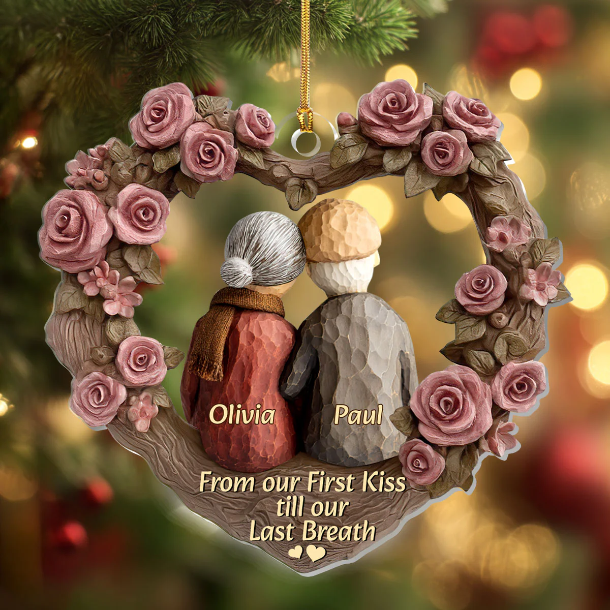 Till My Last Breath - Personalized 1-Layer Acrylic Ornament - Image 4