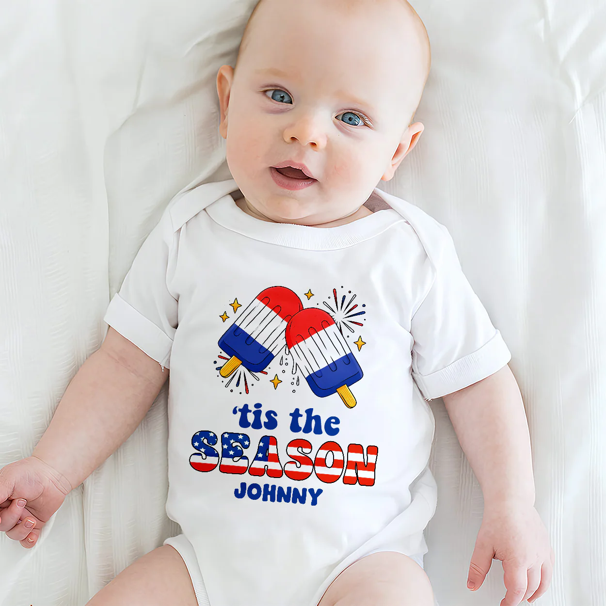 'Tis The Season - Personalized Baby Onesie - Image 3