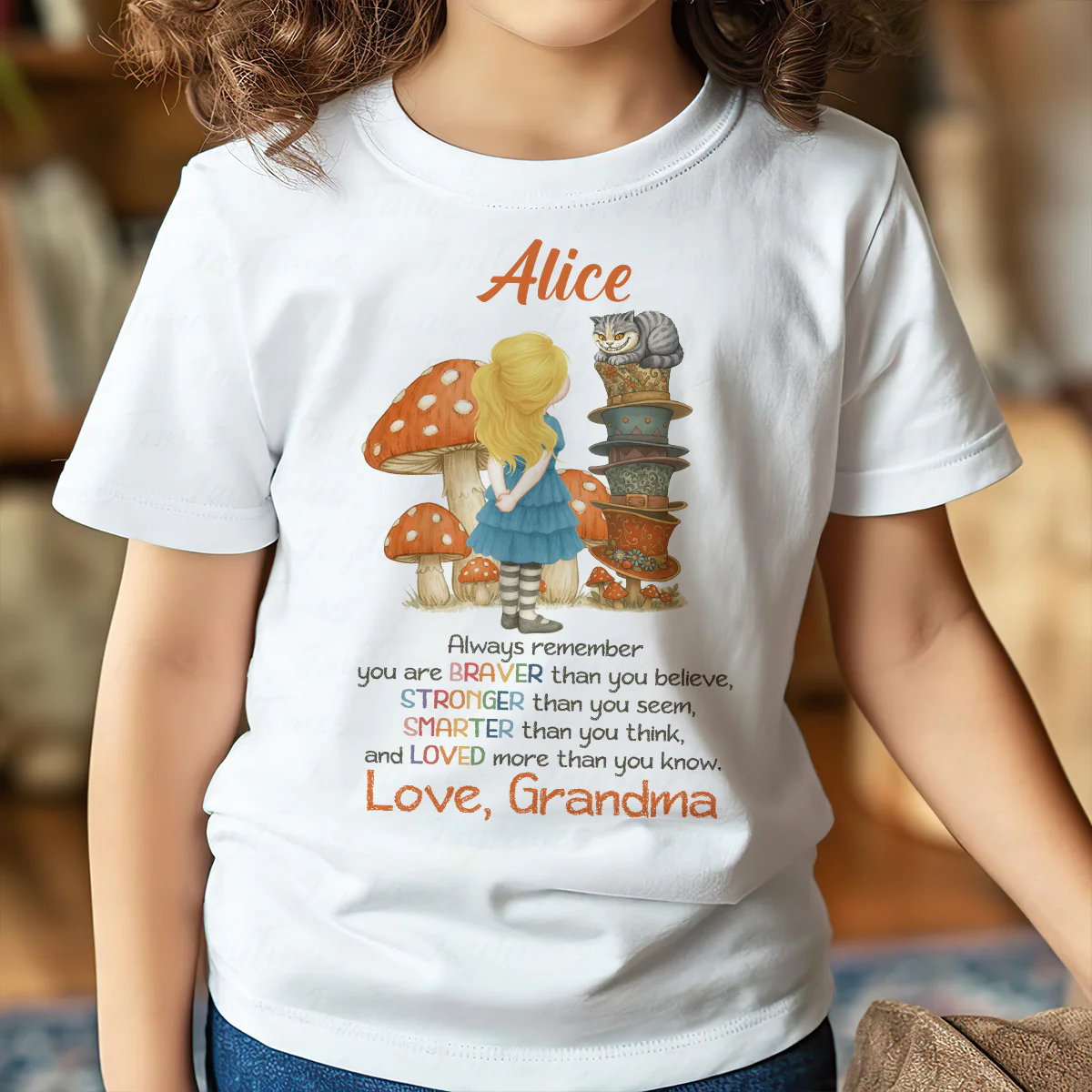 To My Granddaughter Always Remember You Are Loved - Personalized Kid T-Shirt - Image 3