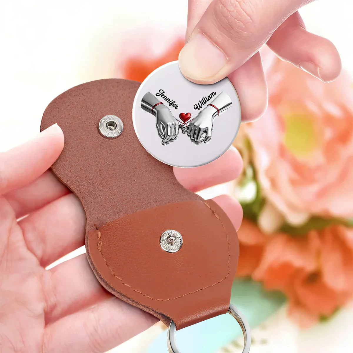 To My Husband My Soulmate My Best Friend - Personalized Pocket Hug - Image 3