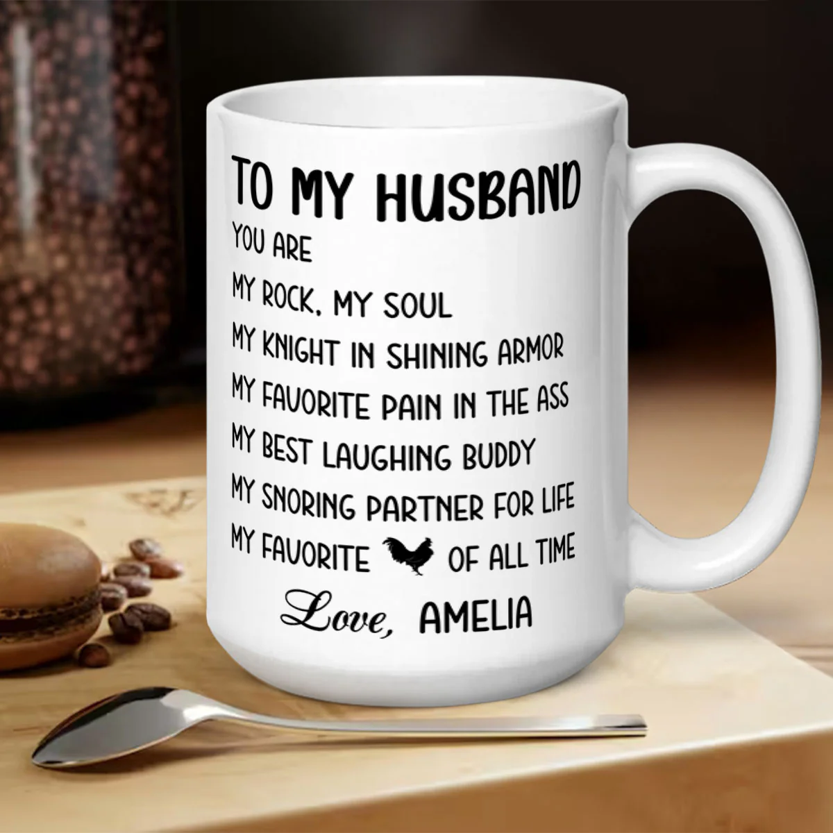 To My Husband You Are My Favorite - Personalized Mug - Image 5