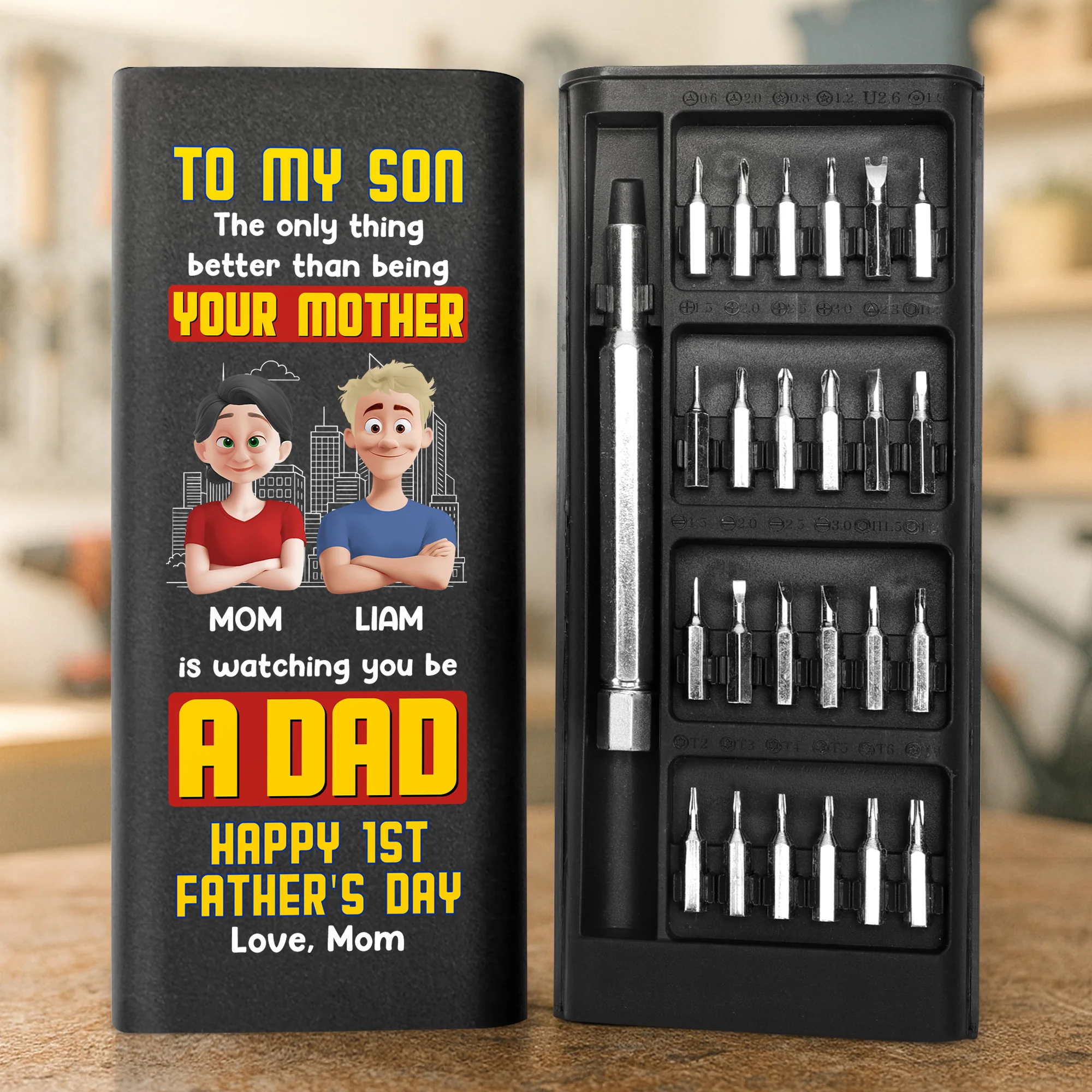 To My Son The Only Thing Better - Personalized Screwdriver Set