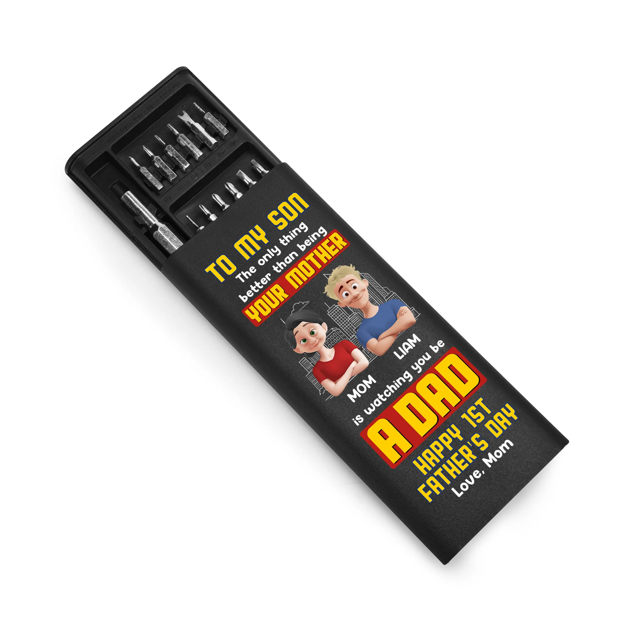 To My Son The Only Thing Better - Personalized Screwdriver Set - Image 2