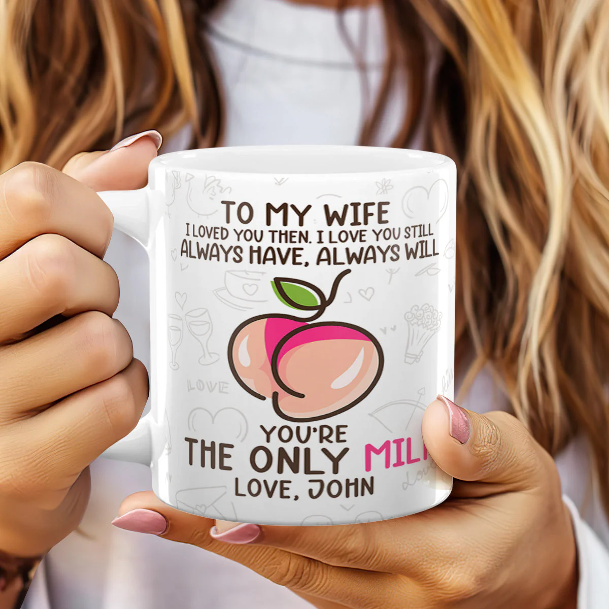 To My Wife - Personalized Mug - Image 2