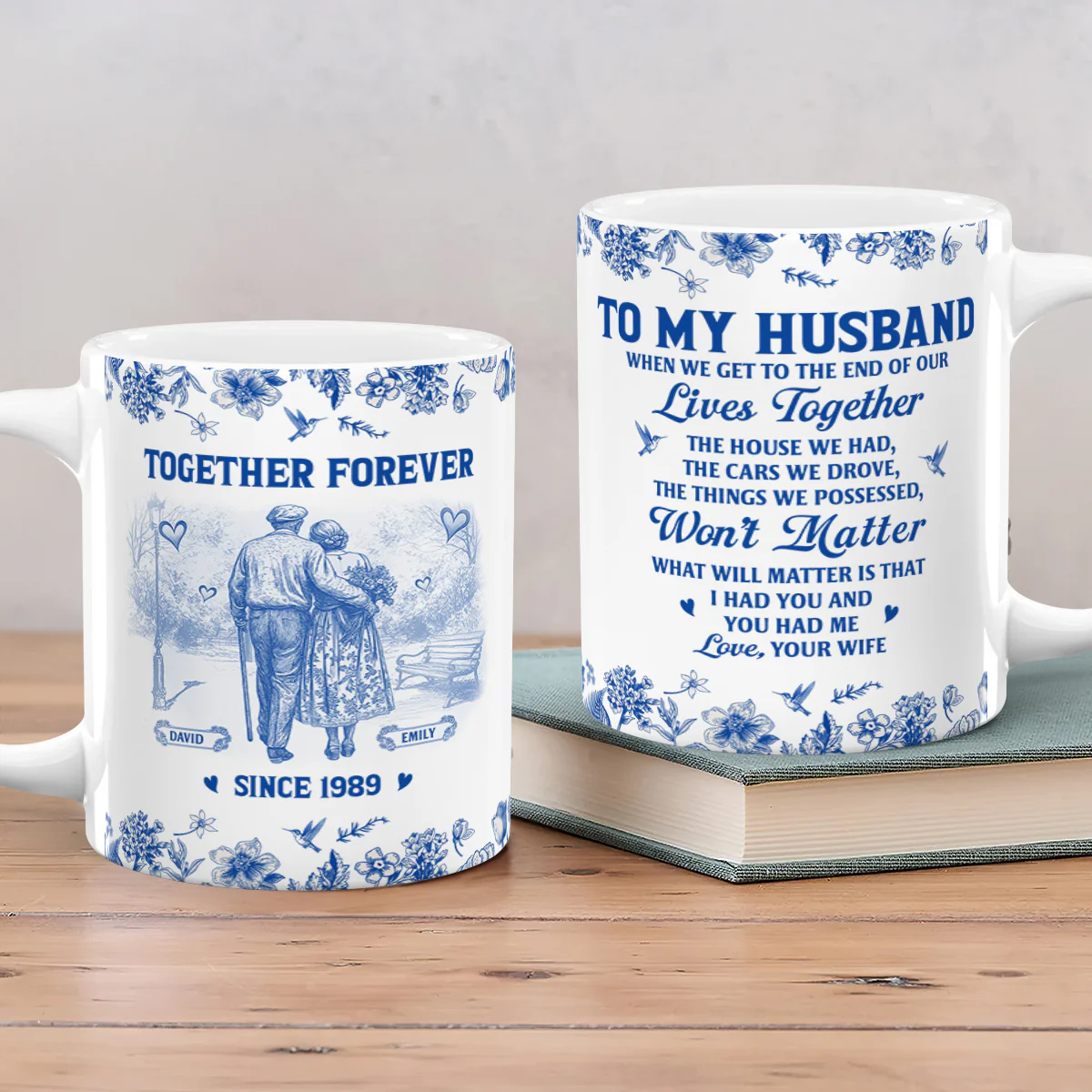 Together Forever - Personalized Ceramic Coffee Mug