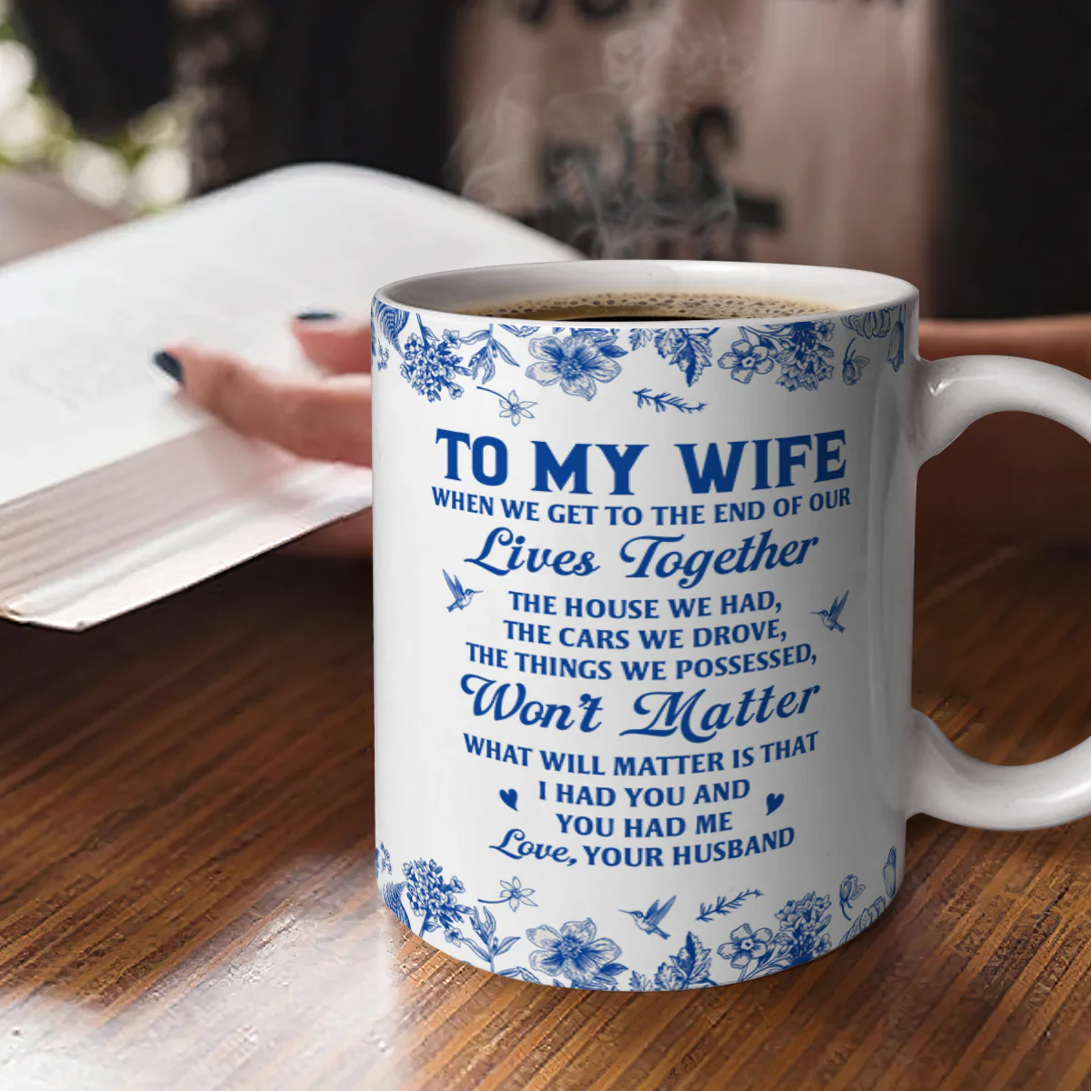Together Forever - Personalized Ceramic Coffee Mug - Image 2