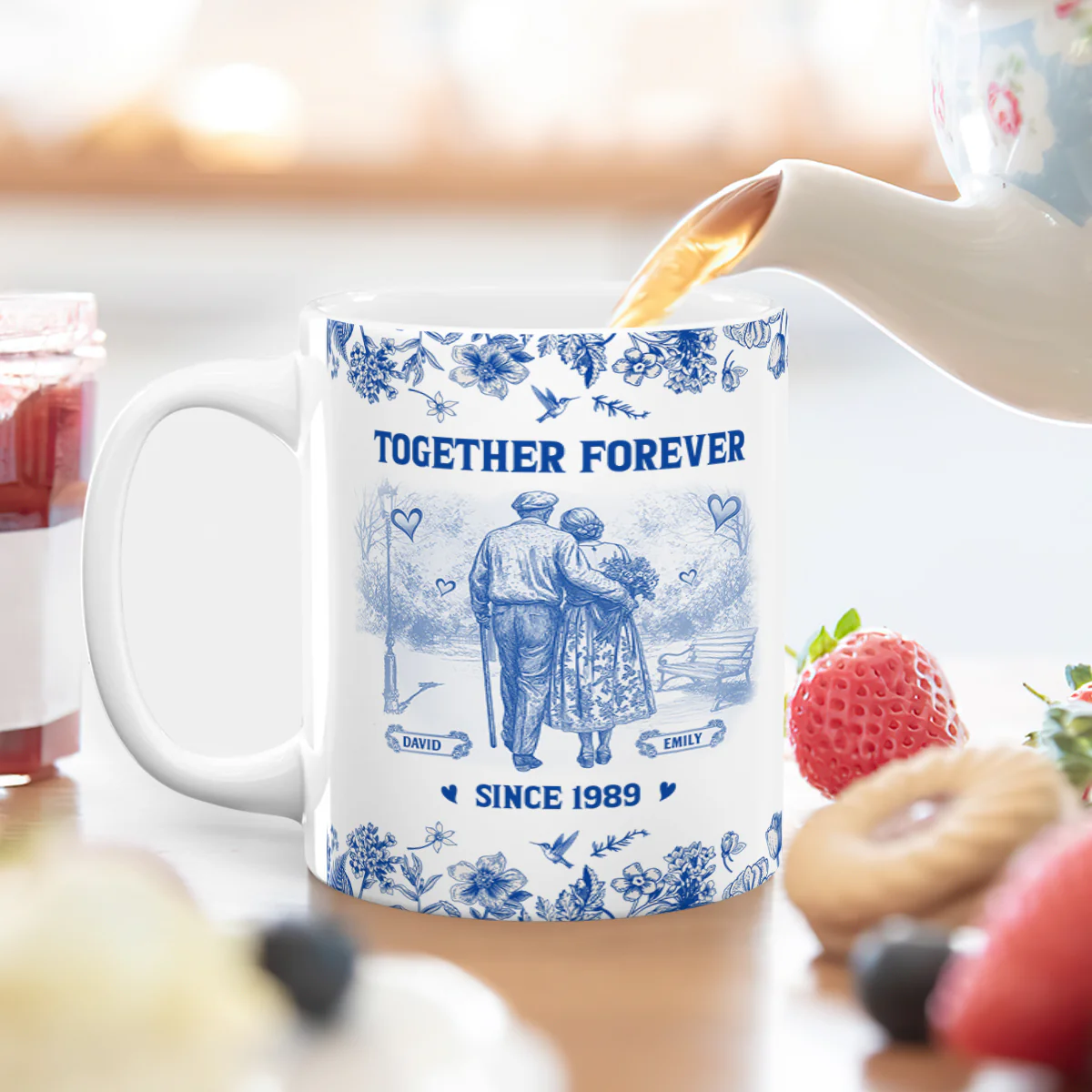 Together Forever - Personalized Ceramic Coffee Mug - Image 5