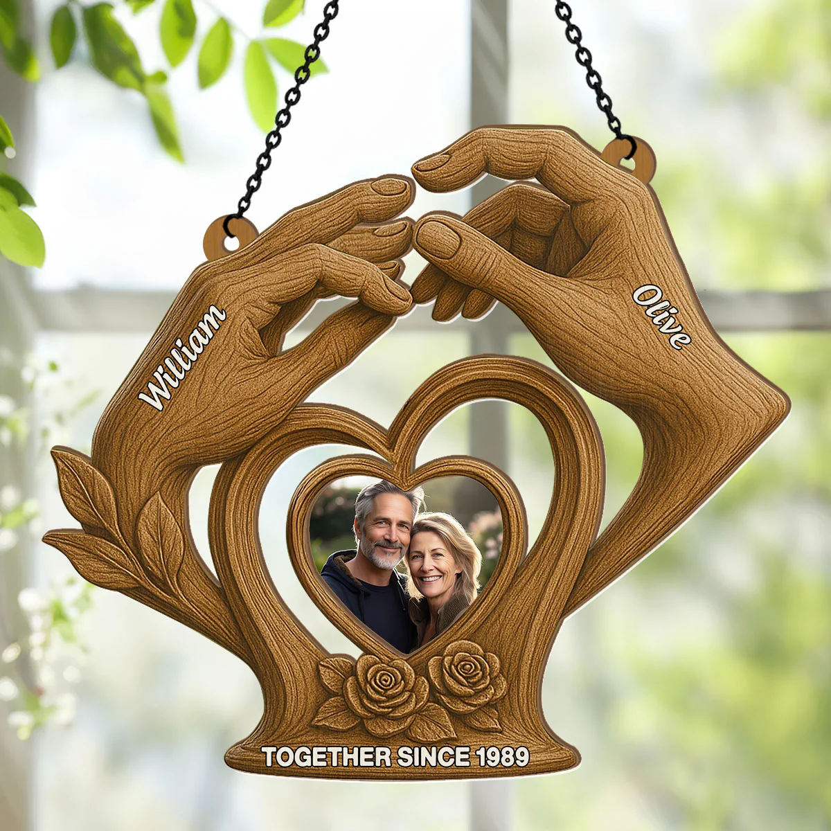 Together Forever - Personalized Window Hanging Suncatcher - Image 4