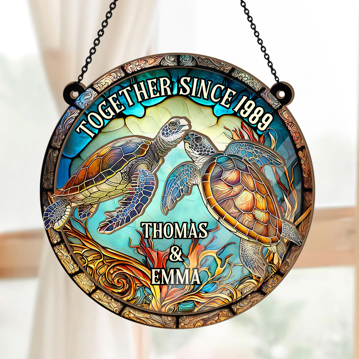 Together Forever - Personalized Window Hanging Suncatcher - Image 5