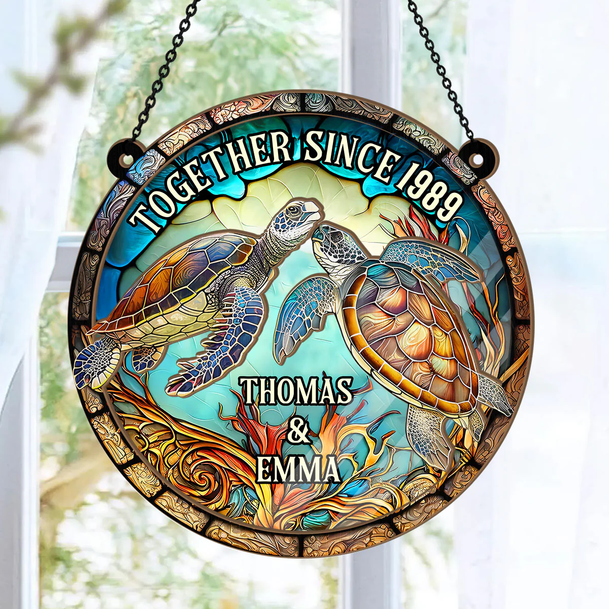 Together Forever - Personalized Window Hanging Suncatcher - Image 6