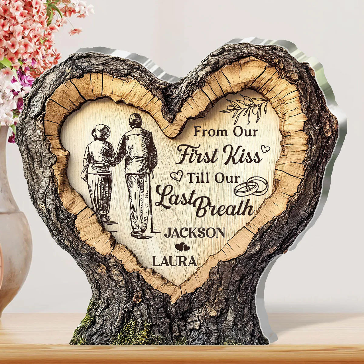 Together Until We Are Stars - Personalized Custom Shaped Squared Acrylic Plaque - Image 3