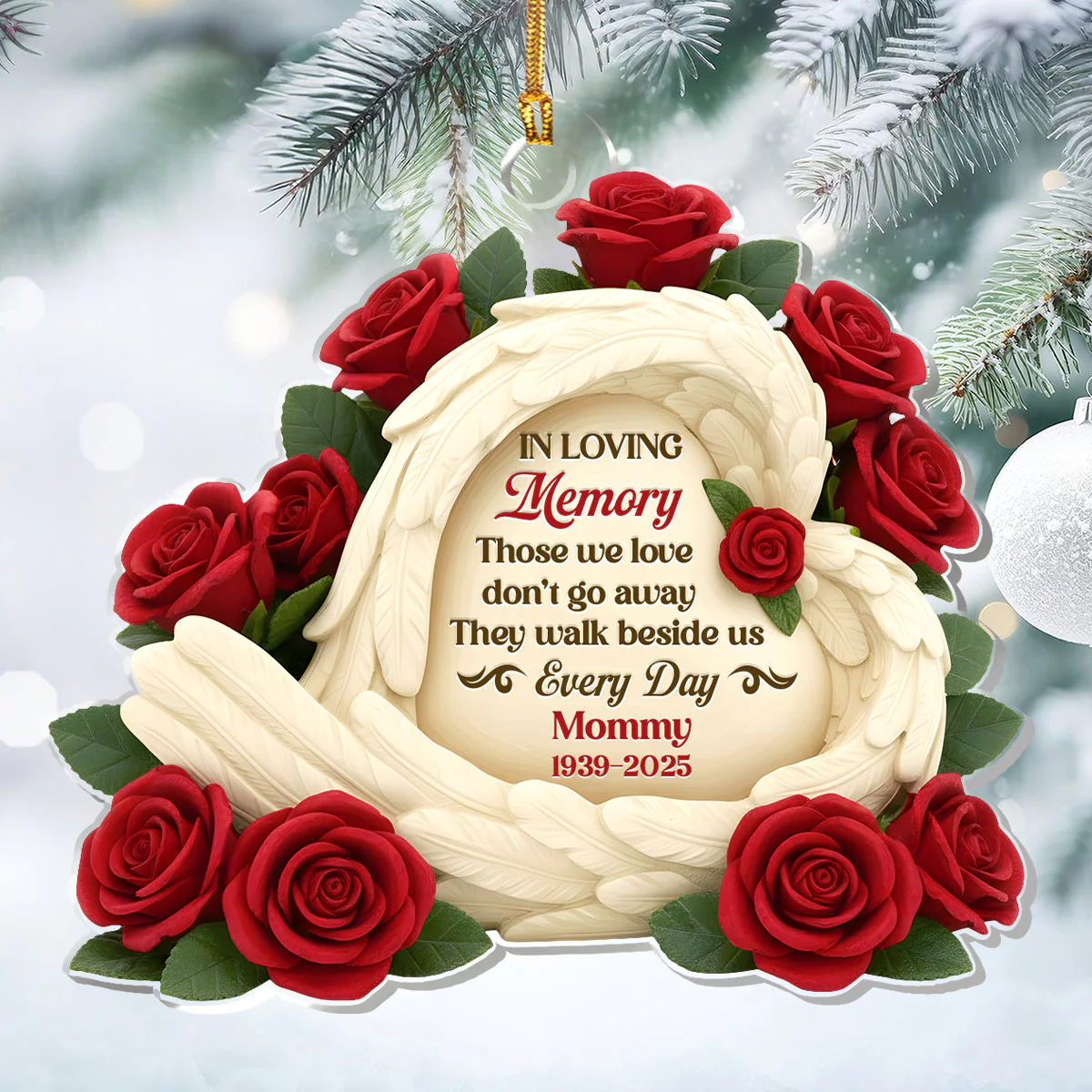 Until We Meet Again - Personalized 1-Layer Acrylic Ornament