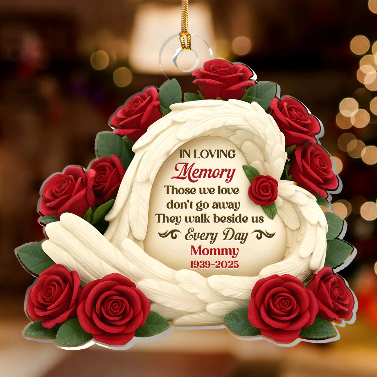 Until We Meet Again - Personalized 1-Layer Acrylic Ornament - Image 2