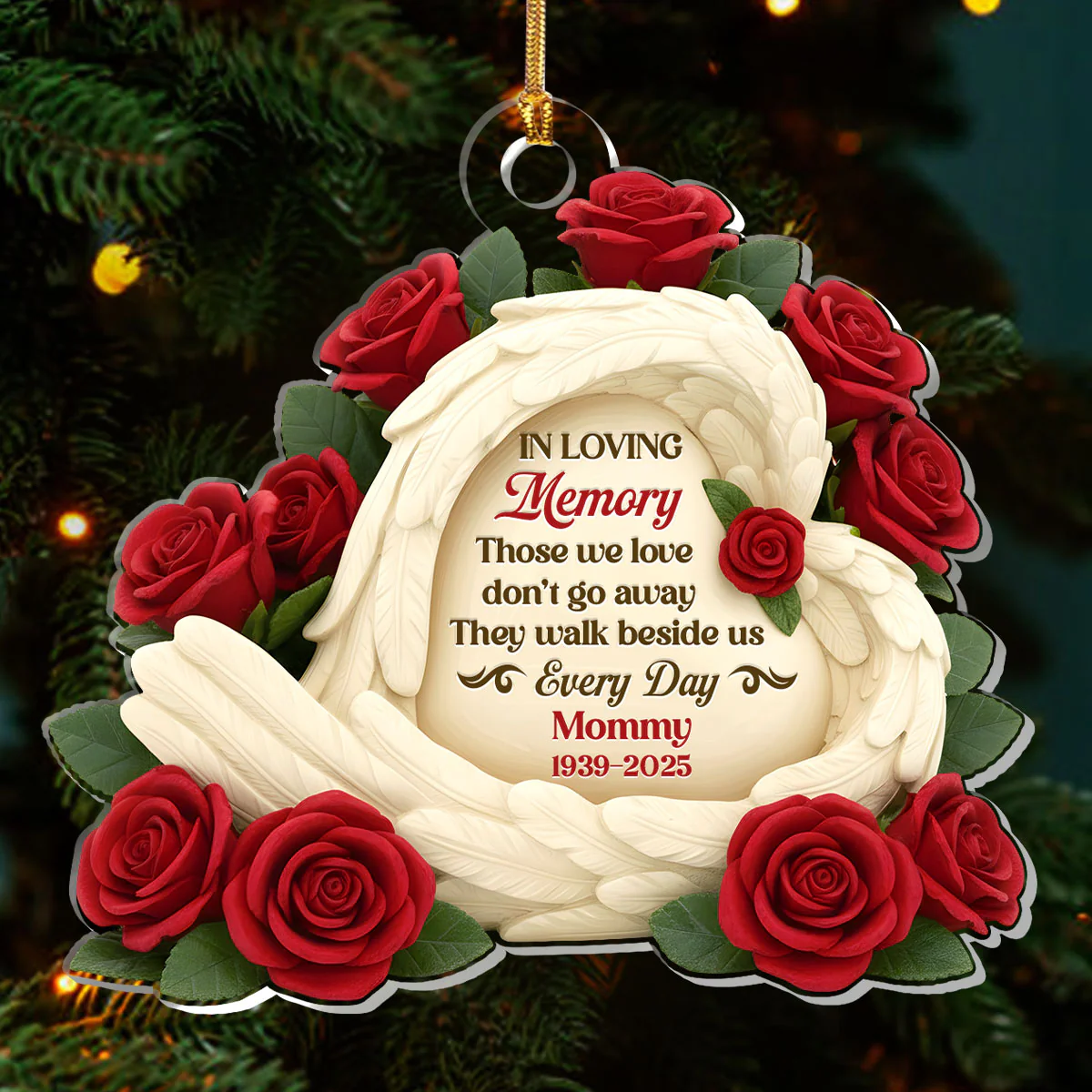 Until We Meet Again - Personalized 1-Layer Acrylic Ornament - Image 3