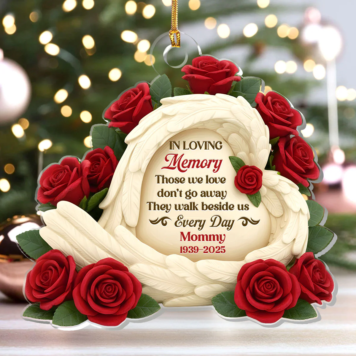Until We Meet Again - Personalized 1-Layer Acrylic Ornament - Image 4
