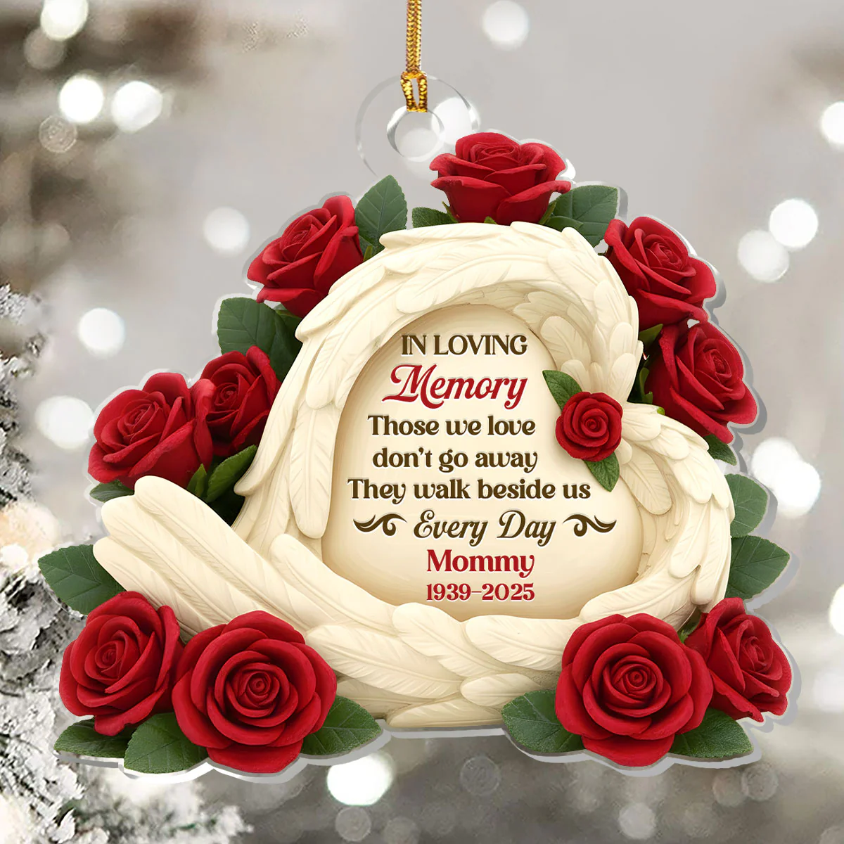 Until We Meet Again - Personalized 1-Layer Acrylic Ornament - Image 5