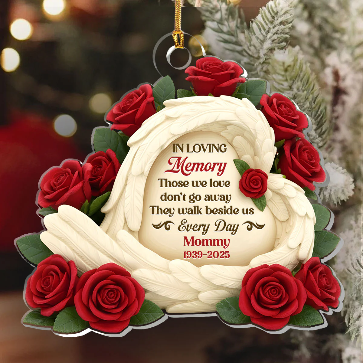 Until We Meet Again - Personalized 1-Layer Acrylic Ornament - Image 6