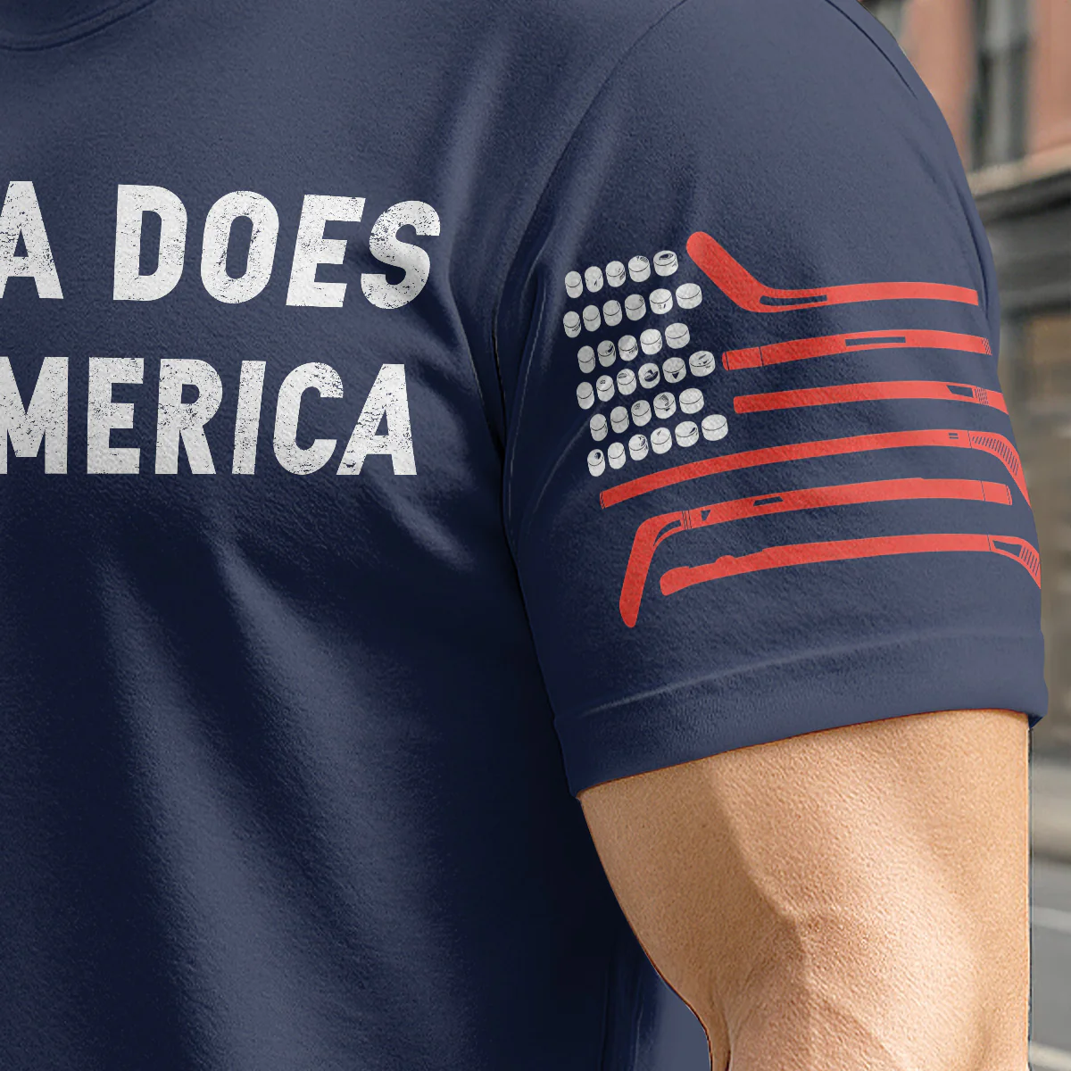 US Hockey - Personalized All-Over-Print T-Shirt - Image 5