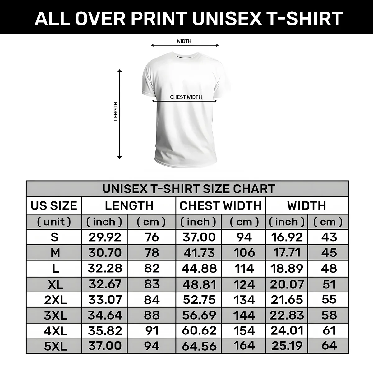 US Hockey - Personalized All-Over-Print T-Shirt - Image 7