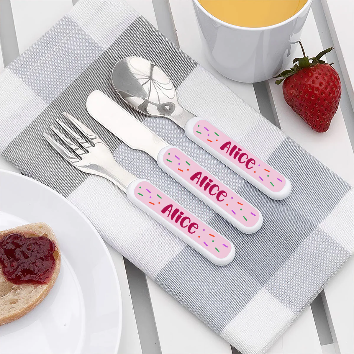 Watch Out Kindergarten Here I Come - Personalized Cutlery Set - Image 4