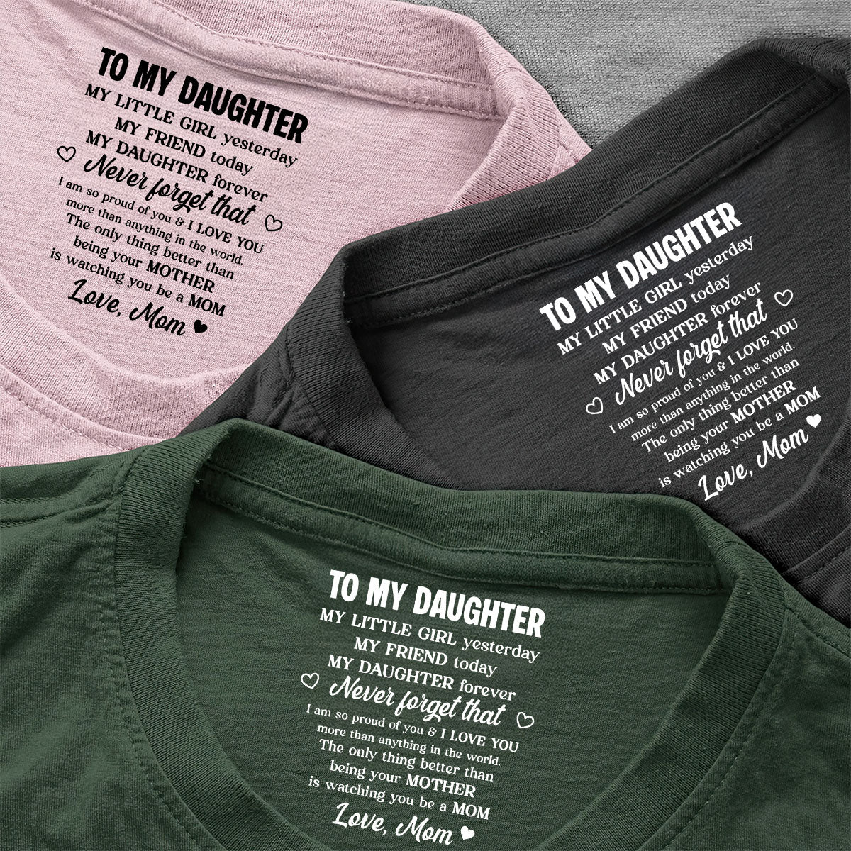 Watching Daughter Be A Mom Watching Son Be A Dad - Personalized Shirt With Design Inner Neck - Image 2