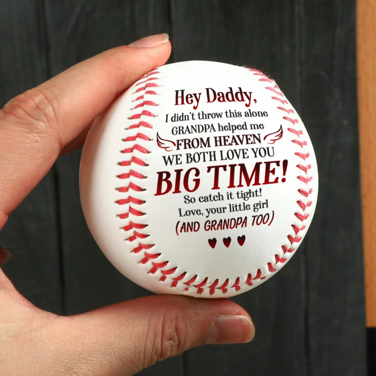 We Both Love You Big Time - Personalized Baseball & Softball - Image 6