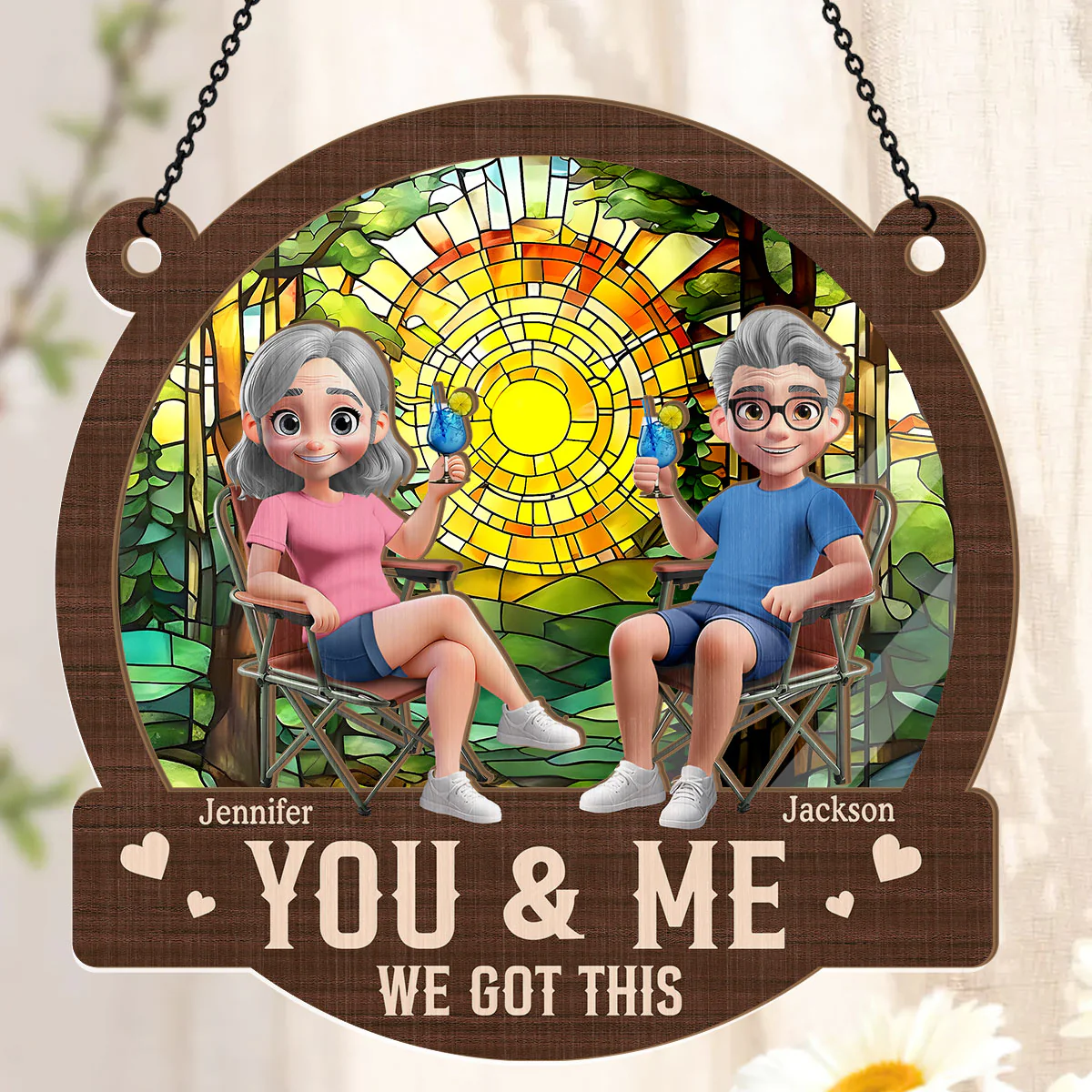 We Got This - Personalized Window Hanging Suncatcher - Image 3