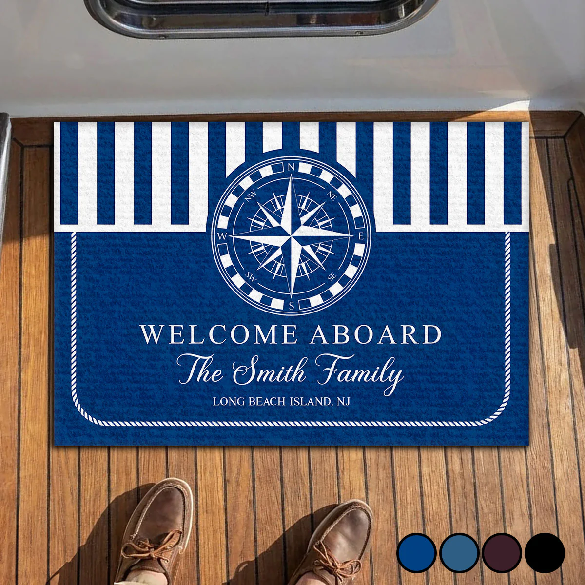 Welcome Aboard - Personalized Doormat