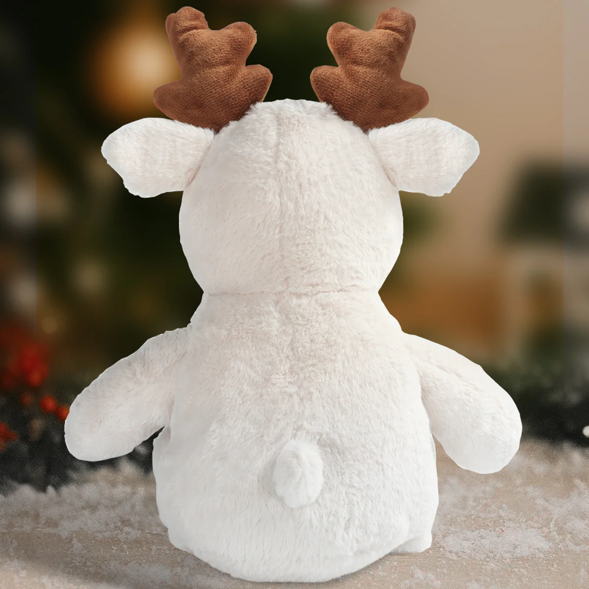 Welcome To The World - Personalized Stuffed Reindeer - Image 5